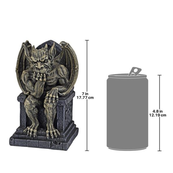 Design Toscano CL5565 5 Inch Small Hemlocks Gargoyle Throne Statue