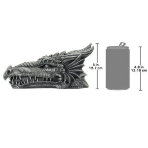 Design Toscano CL5678 10 1/2 Inch Stryker the Smoking Dragon Incense Box