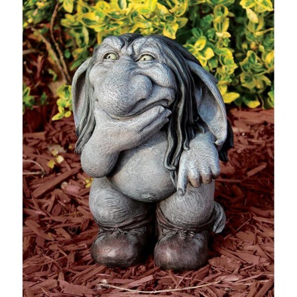 Design Toscano CL6142 9 1/2 Inch Pondering Sylvester Gnome Statue