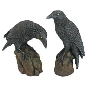 Design Toscano CL6170 4 1/2 Inch Mystic Night Raven Statues