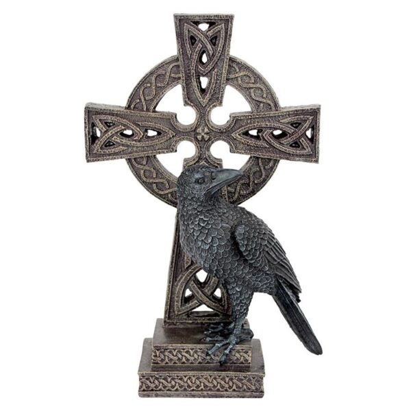 Design Toscano CL6486 8 Inch Never Ending Darkness Celtic Raven