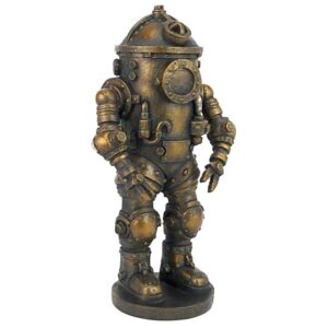 Design Toscano CL7321 4 Inch Tritonia Diving Suit Steampunk Statue