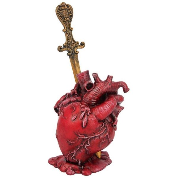 Design Toscano CL7615 3 1/2 Inch Edgar Allen Poes Tell-Tale Heart Sculpture