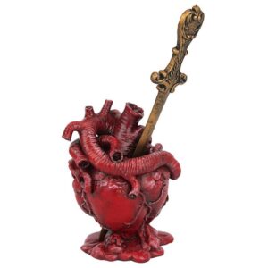 Design Toscano CL7615 3 1/2 Inch Edgar Allen Poes Tell-Tale Heart Sculpture