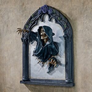 Design Toscano CL7819 15 Inch Grim Reflections Reaper Wall Sculpture