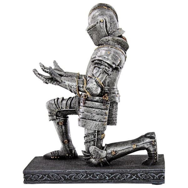 Design Toscano CL78492 3 1/2 Inch Medieval Knight Kneeling Pen Stand