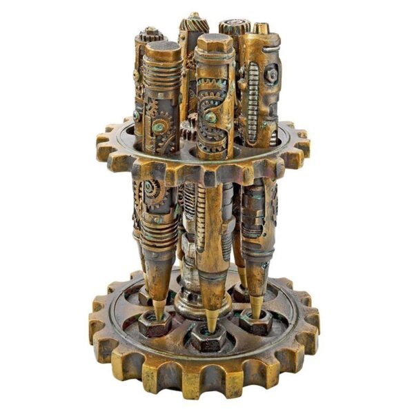 Design Toscano CL96840 Steampunk Pen and Holder Set