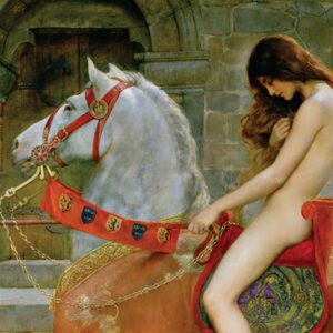 Design Toscano DA1001 22 1/2 Inch Lady Godiva Canvas Replica Painting - Small