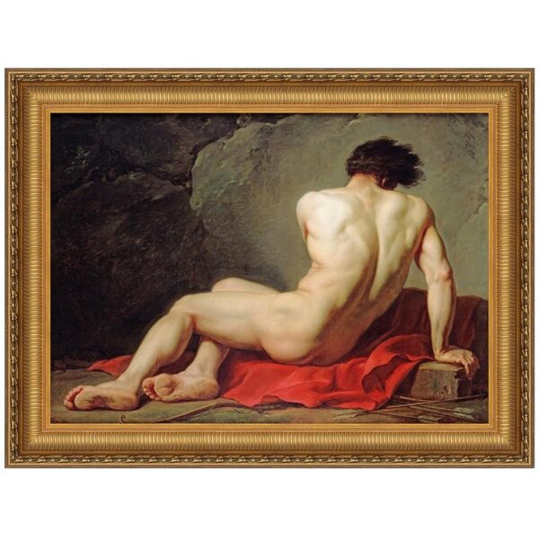 Design Toscano DA1012 28 Inch Patrocles 1780 Canvas Replica Painting - Medium