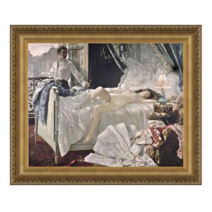 Design Toscano DA1231 35 1/4 Inch Rolla Framed Canvas Replica Painting - Small