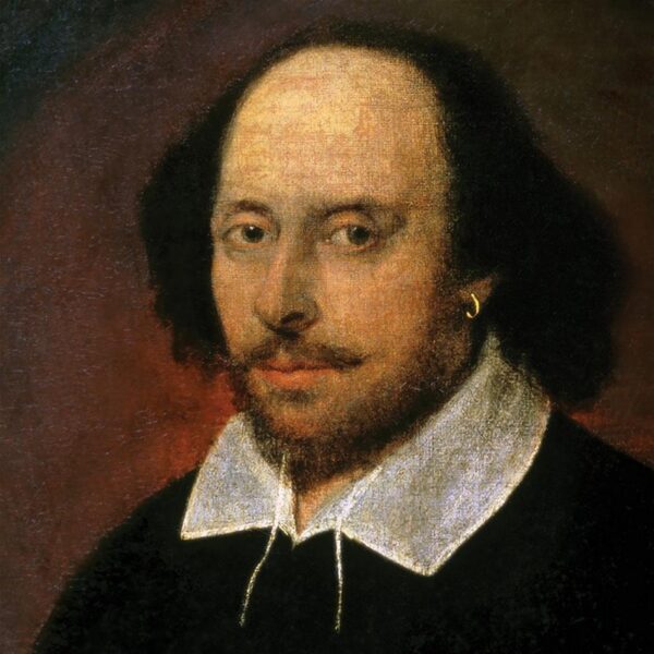 Design Toscano DA1274 31 1/4 Inch William Shakespeare Canvas Replica Painting - Large