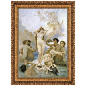 Design Toscano DA1303 27 Inch La Naissance De Venus 1859 Canvas Replica Painting - Large