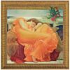 Design Toscano DA1314 42 1/2 Inch Flaming June Framed Canvas Replica Painting - Large