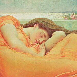 Design Toscano DA1313 36 1/2 Inch Flaming June Framed Canvas Replica Painting - Medium