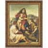 Design Toscano DA1674 36 1/2 Inch The Virgin and Child with a Saint and an Angel 1509-14 Canvas Replica Painting - Grande