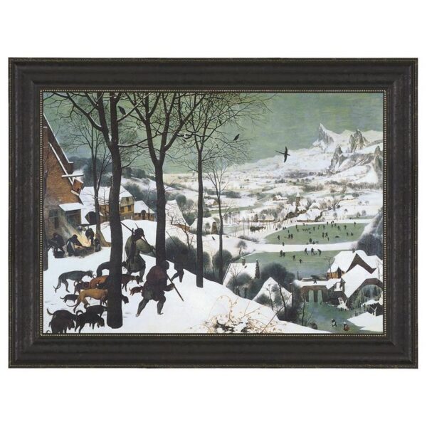 Design Toscano DA1713 39 1/2 Inch The Hunters in The Snow 1565 Canvas Replica Painting - Large