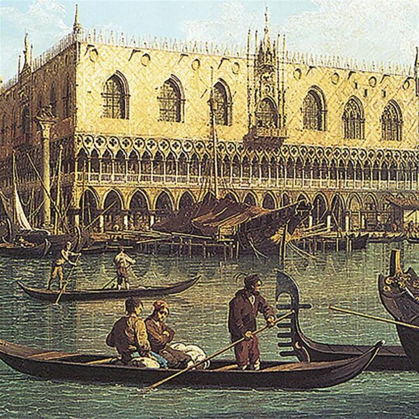 Design Toscano DA1732 29 1/4 Inch View of The Bacino Di San Marco St Marks Basin 1730-35 Canvas Replica Painting - Medium