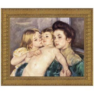 Design Toscano DA1743 40 1/2 Inch The Caress Canvas Replica Painting - Large