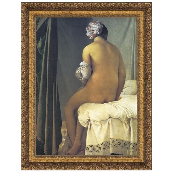 Design Toscano DA1874 35 Inch The Valpincon Bather 1808 Canvas Replica Painting - Grande