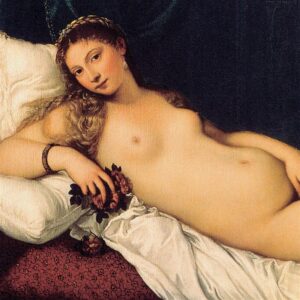 Design Toscano DA1962 28 1/2 Inch The Venus of Urbino 1538 Canvas Replica Painting - Medium