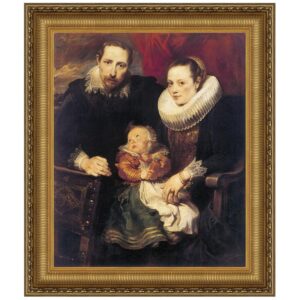 Design Toscano DA1973 35 1/4 Inch Wildens Family Portrait 1621 Canvas Replica Painting - Large