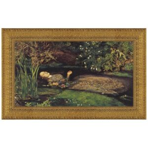 Design Toscano DA1994 48 1/2 Inch Ophelia 1851-52 Canvas Replica Painting - Grande