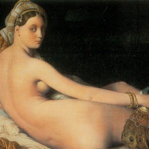 Design Toscano DA2163 40 1/2 Inch Le Grande Odalisque 1814 Canvas Replica Painting - Large