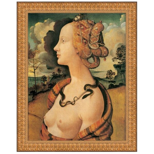 Design Toscano DA2293 32 1/2 Inch Portrait of Simonetta Vespucci 1480 Canvas Replica Painting - Large