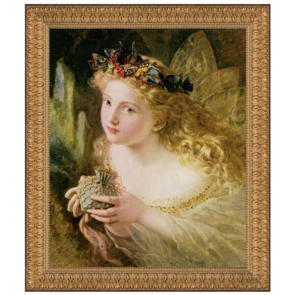 Design Toscano DA2434 41 1/2 Inch Take Fair Face 1870 Framed Woman Canvas Replica Painting - Grande