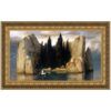 Design Toscano DA2461 21 1/4 Inch Island of The Dead III 1883 Canvas Replica Painting - Small