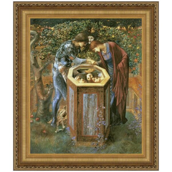 Design Toscano DA2521 15 3/4 Inch The Baleful Head 1886 Canvas Replica Painting - Small