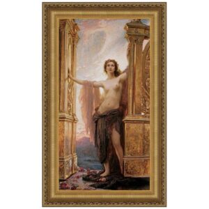 Design Toscano DA2552 19 1/4 Inch The Gates of Dawn 1900 Canvas Replica Painting - Medium