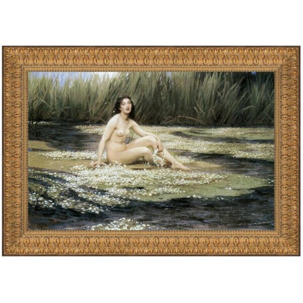 Design Toscano DA2582 28 1/2 Inch The Water Nymph 1908 Canvas Replica Painting - Medium