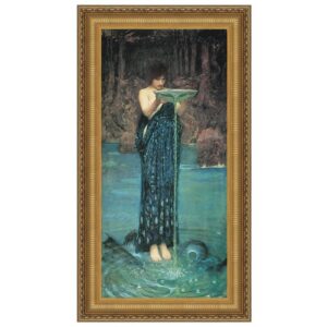 Design Toscano DA2693 23 3/4 Inch Circe Invidiosa Framed Canvas Replica Painting - Large