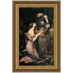 Design Toscano DA2782 20 3/4 Inch Lamia 1905 Canvas Replica Painting - Medium