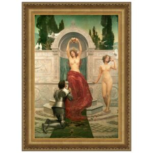 Design Toscano DA3043 28 1/4 Inch in The Venusberg 1901 Canvas Replica Painting - Large