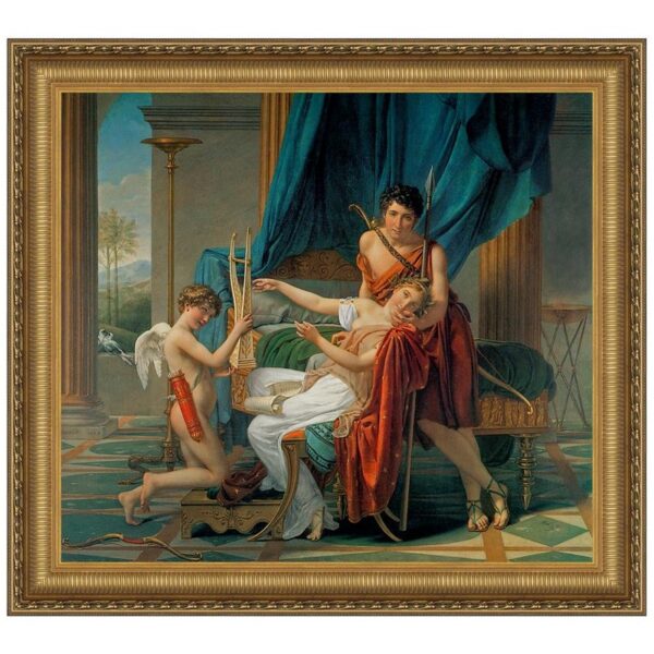 Design Toscano DA3062 29 1/4 Inch Sappho and Phaon 1809 Canvas Replica Painting - Medium