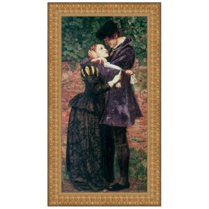 Design Toscano DA3141 13 1/2 Inch a Huguenot On St Bartholomews Day 1852 Canvas Replica Painting - Small