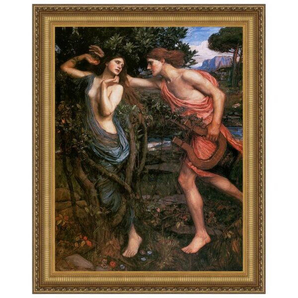 Design Toscano DA3234 38 1/4 Inch Apollo and Daphne 1908 Canvas Replica Painting - Grande