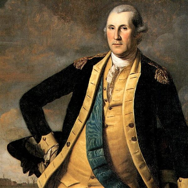 Design Toscano DA3272 20 1/4 Inch George Washington at The Battle of Princeton 1781 Framed Canvas Replica Painting - Medium