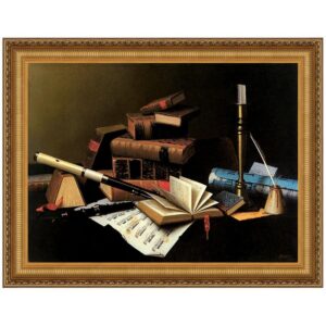 Design Toscano DA3413 41 1/4 Inch Music and Literature 1878 Canvas Replica Painting - Large