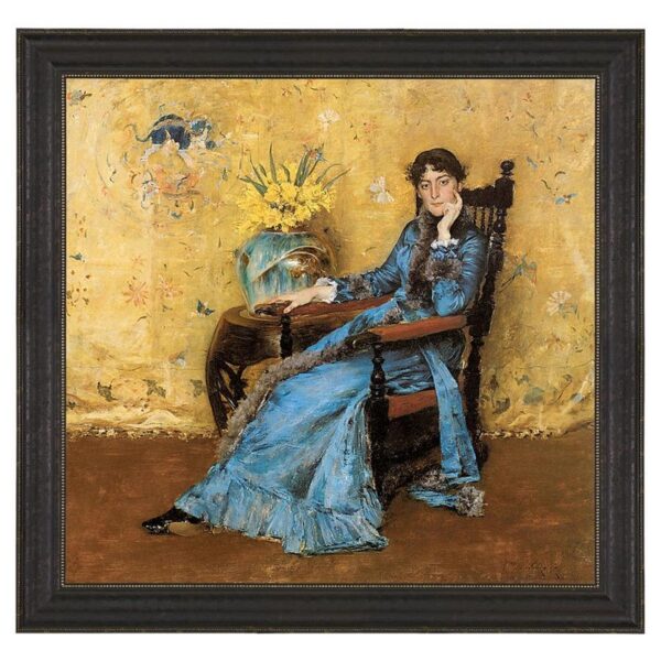 Design Toscano DA3421 14 1/2 Inch Dora Wheeler 1883 Canvas Replica Painting - Small