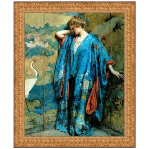 Design Toscano DA3464 37 1/2 Inch Blue and Yellow 1910 Canvas Replica Painting - Grande