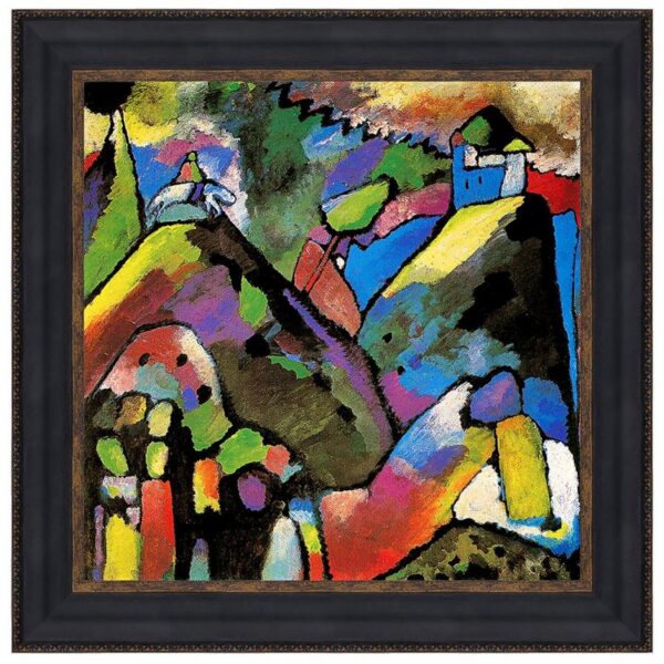 Design Toscano DA3661 14 3/4 Inch Improvisation IX 1910 Framed Canvas Replica Painting - Small