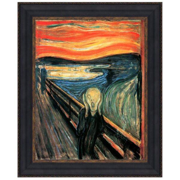 Design Toscano DA3734 37 3/4 Inch The Scream 1893 Canvas Replica Painting - Grande