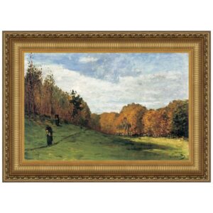 Design Toscano DA3773 35 3/4 Inch Woodgatherers at The Edge of The Forest 1863 Canvas Replica Painting - Large