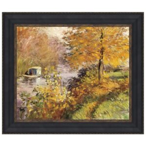 Design Toscano DA3902 24 3/4 Inch The Studio Boat 1874 Canvas Replica Painting - Medium