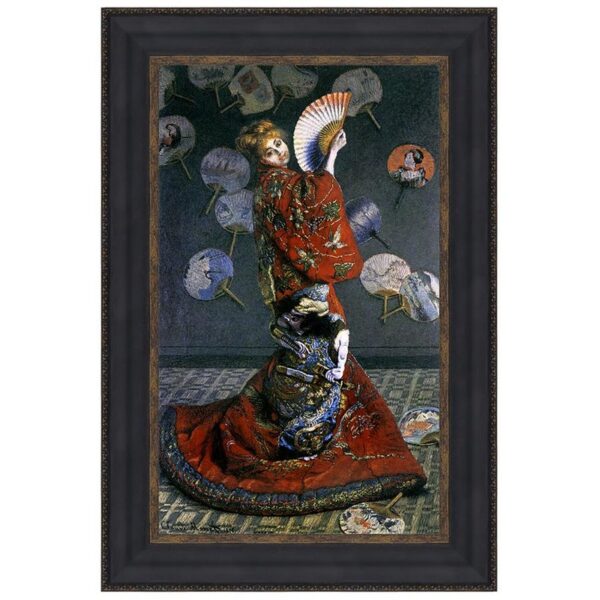 Design Toscano DA3974 30 1/4 Inch La Japonaise 1876 Canvas Replica Painting - Grande