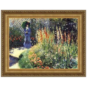 Design Toscano DA3991 17 1/4 Inch Gladioli 1876 Canvas Replica Painting - Small