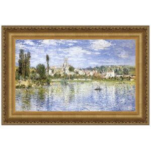 Design Toscano DA4074 49 1/4 Inch Vetheuil in Summer 1880 Canvas Replica Painting - Grande